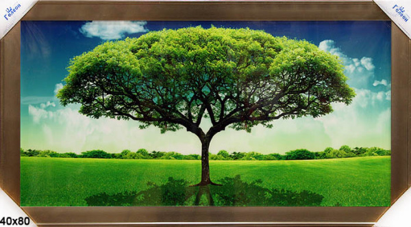 Картина глянцевая 40*80 HK-175 /4100B-147A/пл.