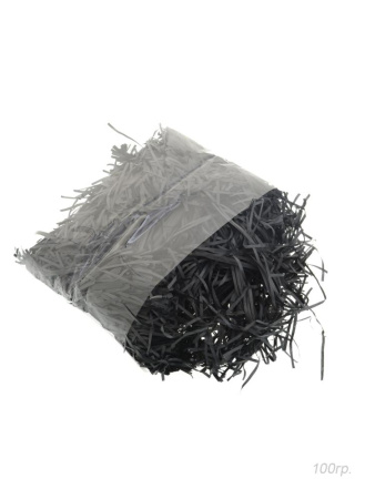 Бумажный наполнитель 100 г / GT674387 /уп 1/ черный