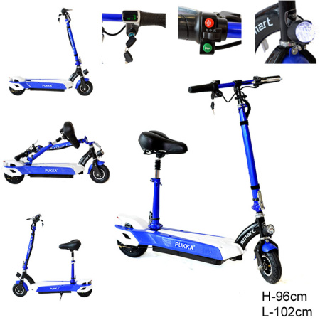 *Электросамокат LYS-009 синий /уп1/