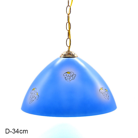 Светильник голубая ромашка с пятном крокус /уп2/