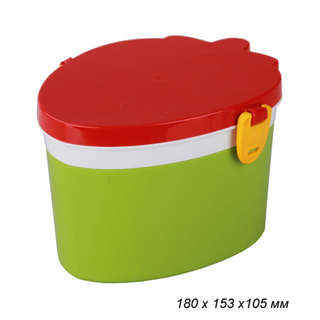 Контейнер Клубника / М5246 /уп 20/ со вставкой зеленый