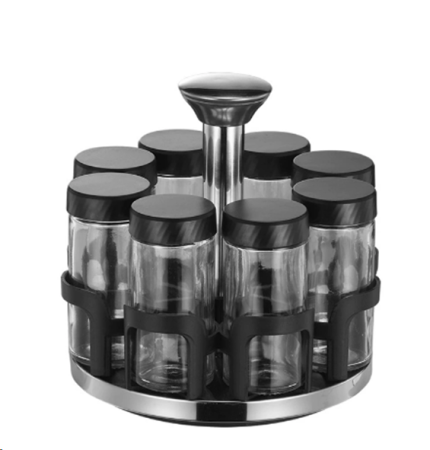Набор для специй 8 предметов на подставке / J012 /уп 18/