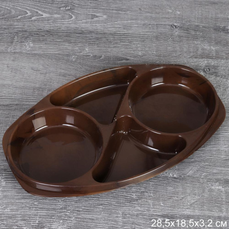 Менажница 4 х секционная /уп 50/