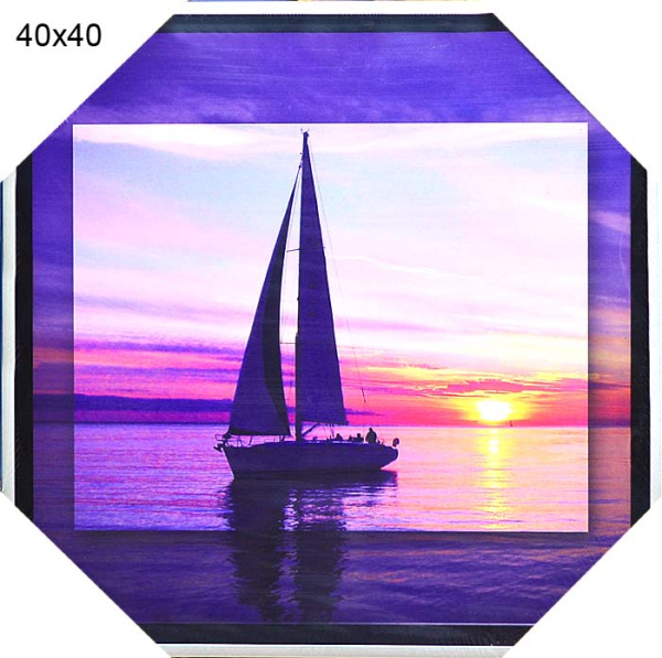 Постер в раме 40x40  HA-4198/2002B-012C/