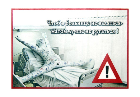 Магнит Матом не ругаться / 5506 /