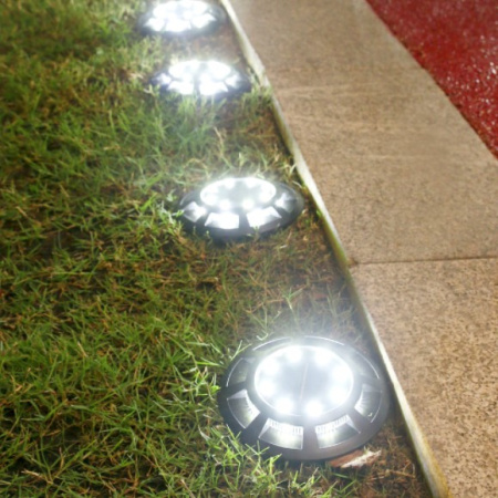 Светильник садовый на солнечной батарее 12,5х13 см / PM-247 /уп 144