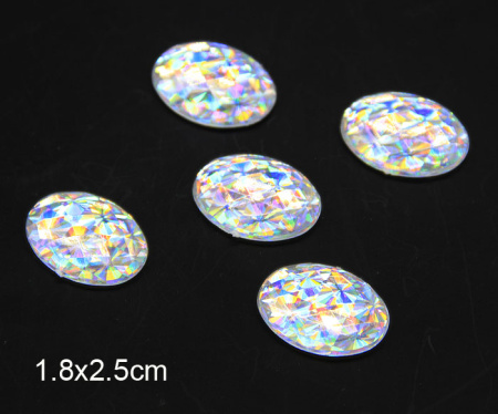 Стразы 100 штук 18х25-48