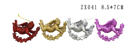 Новогоднее украшение ZX041 9*9 /уп.200/