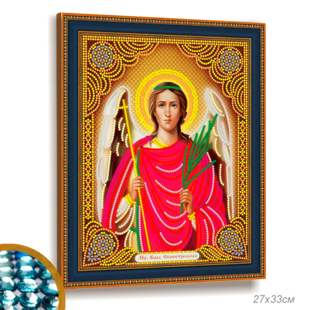 Алмазная мозаика на подрамнике 27х33 Архангел Гавриил / LP103 /уп 50/частичная выкладка