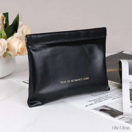 Косметичка 18х13 см черная / XN-002BL /уп 300/на магните