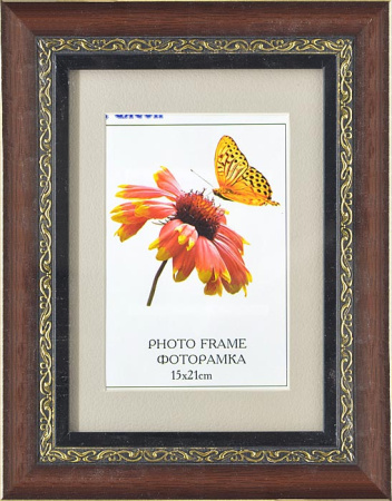 Фоторамка  15x21 с паспарту № 1 /JT11/KS3814-3/