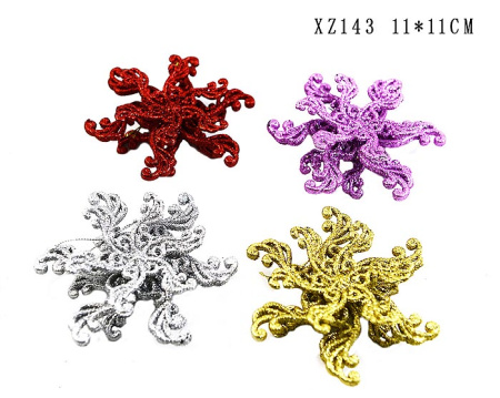 Новогоднее украшение ZX143 11,5*11,5 /уп.140/