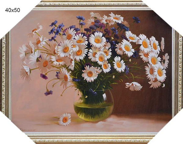 Репродукция картины 40х50 Полевые ромашки /6040-05/
