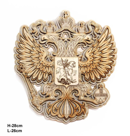 Герб РФ многослойный