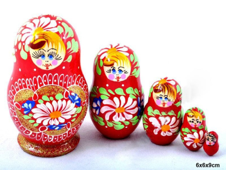 Матрешка Ромашка 5 мест / 524 /