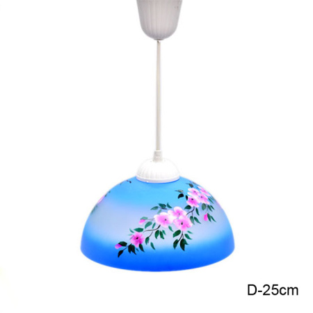 Светильник 1/2 голубой сакура