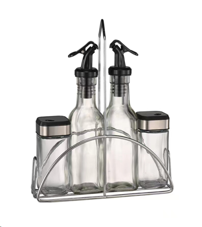 Набор для специй 4 предмета на подставке / TJ221-3 /уп 24/