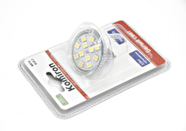 Лампа светодиодная MR16 GU5.3 12LED 5050SDM 4500K WHITE