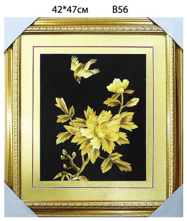 Картина из рисовой соломки 42х47 см / B56 /уп.24/АКЦИЯ