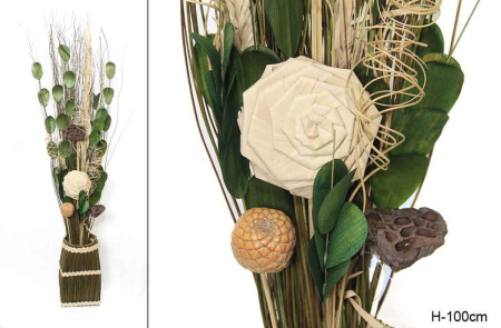 Композиция из сухоцв. h-1.0 м. 35406 /уп.12/