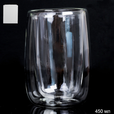 Стакан 450 мл для коктейля с двойными стенками / LCWB5753 /уп 80/