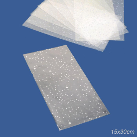 Пакет прозрачный для упаковки 2,3 микр 15х30 / T-1530 /уп 100/10000/рисунок