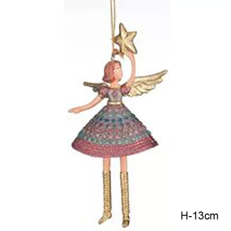 Ёлочная игрушка 13 см / 130-268 /уп 72/