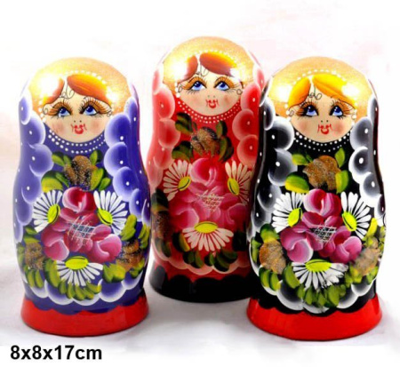 Матрешка Цветы 5 мест / 351 /