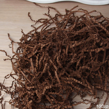 Бумажный наполнитель 100 г / GT674392 /уп 1/коричневый