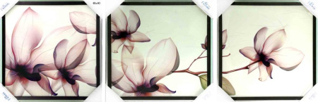Картина-триптих 40*40 HA-664,665,666/2002B-012C/уп.3/