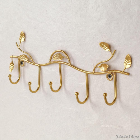 Ключница декоративная открытая на 5 ключей / WC-1037 /уп 10/30/