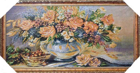 Картина гобелен 40х80 E088 /10036-2/золотая нить