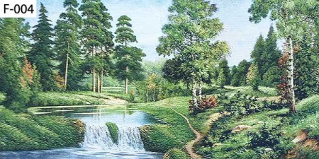 Гобелен полотно 80*160  FJ004 Лесная речка