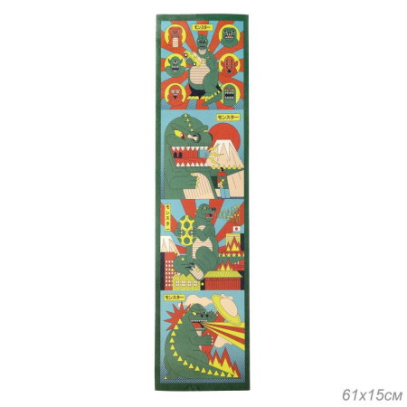 Шкурка противоскользящая для скейта логборда самоката GT300-4 размер 153х610мм /уп 500/