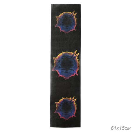 Шкурка противоскользящая для скейта логборда самоката GT300-1 размер 153х610мм /уп 500/