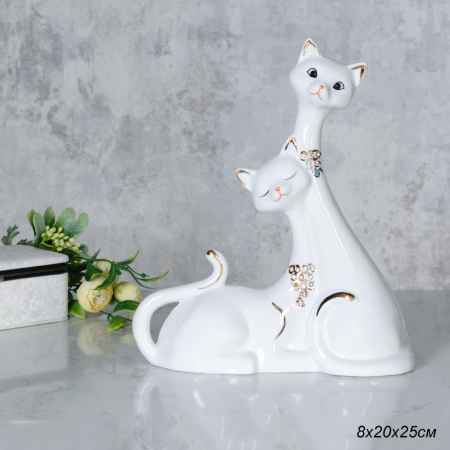 Статуэтка Кошки 25 см / B2344 /уп 12/
