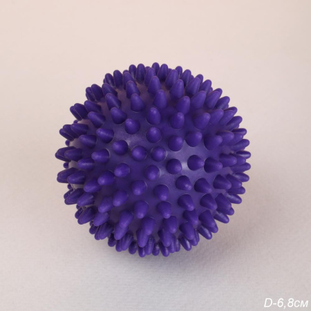 Мячик массажный Woohooo Energy Ball / 6,8см / фиолетовый /уп 135/
