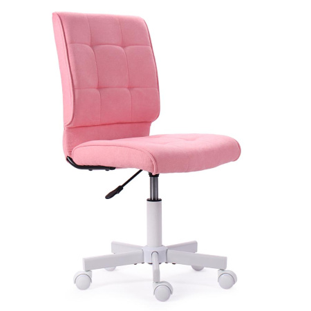 Детское кресло MC-330 PL White РОЗОВЫЙ №24 Велюр (50)