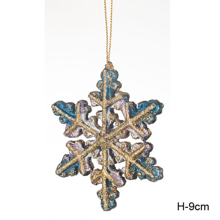 Ёлочная игрушка 9 см / 130-253 /уп 72/