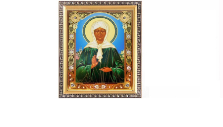 Икона 15х18 Святая Матрона печать /1702C3-012C1/