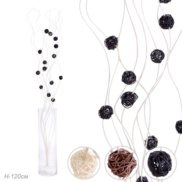 Сухоцвет набор 10 штук (китте 3 см.15 шт) / 0410-5 /уп 200/