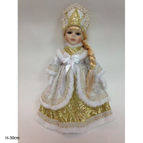 Кукла декоративная Снегурочка Асенька 30 см /39087