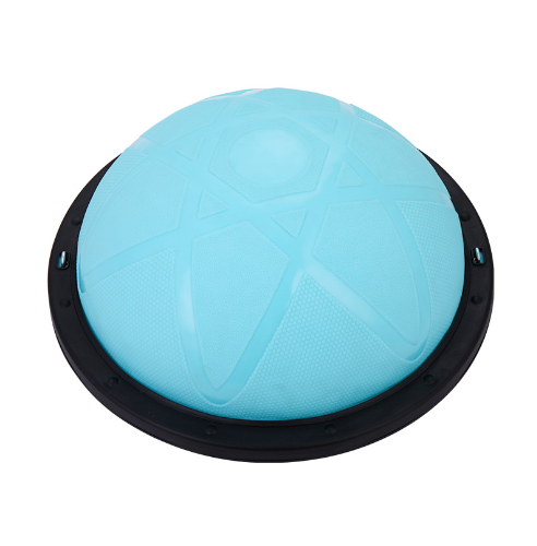 BOSU полусфера балансировочная для фитнеса надувная с насосом. Энергия. Голубой. 58см. / BOSU58E-B /