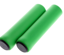 Грипсы силиконовые 130мм цвет зеленый 2шт/250уп/ OPP bag