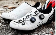 Велосипедные туфли 2021. 37-44 size, Технологии: Нано кожа, Нейлон, Пластиковая подошва, Цвет: Белый
