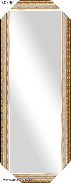 Зеркало в багете 30х90 /DS6509-769/