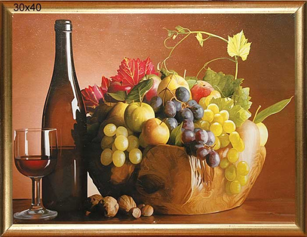 Репродукция картины 30х40 Вино из виноградника /К769/8020-4/