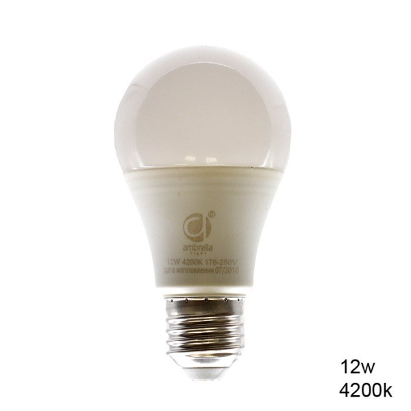 Светодиодная лампа LED A60-PR 12W E27 4200K (100W)