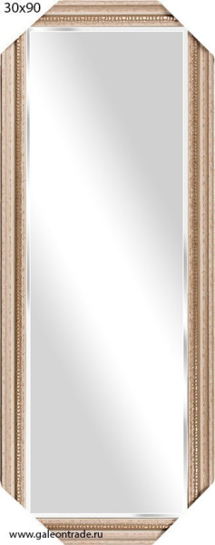 Зеркало в багете 30х90 / DS5023-675P/