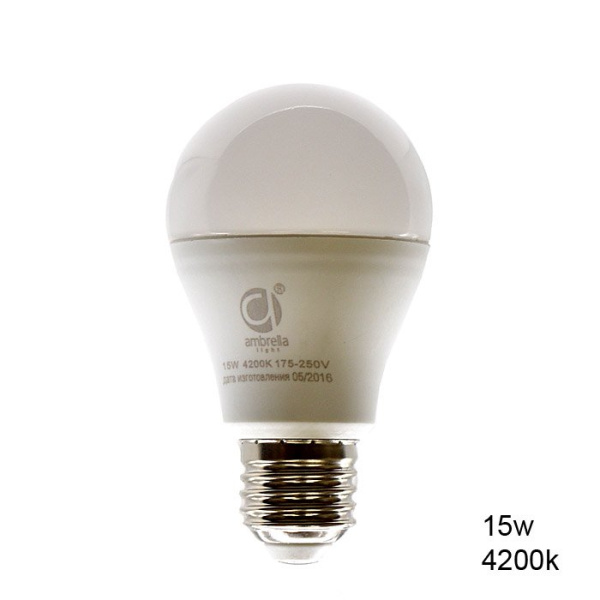 Светодиодная лампа LED A60-PR 15W E27 4200K (125W)